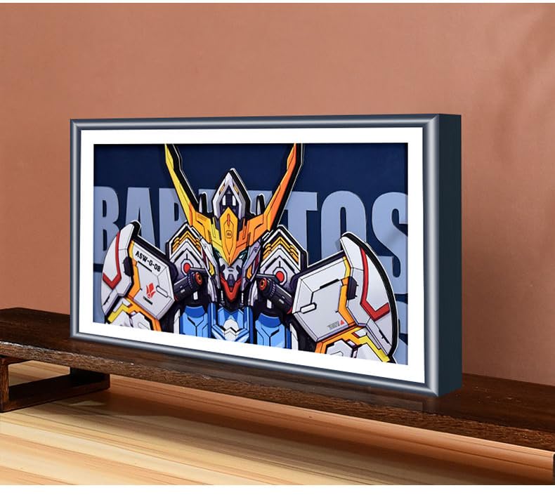 Amazon.co.jp: ユニコーンガンダム 立体絵 立体画 バンシー バルバトス